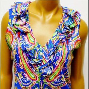 NWT Ralph Lauren Ruffle Top